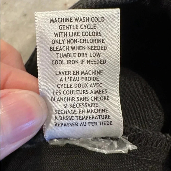 Tinseltown Juniors Black Leopard Print Denim Jean Mini Skirt Size X-Large - Picture 8 of 10